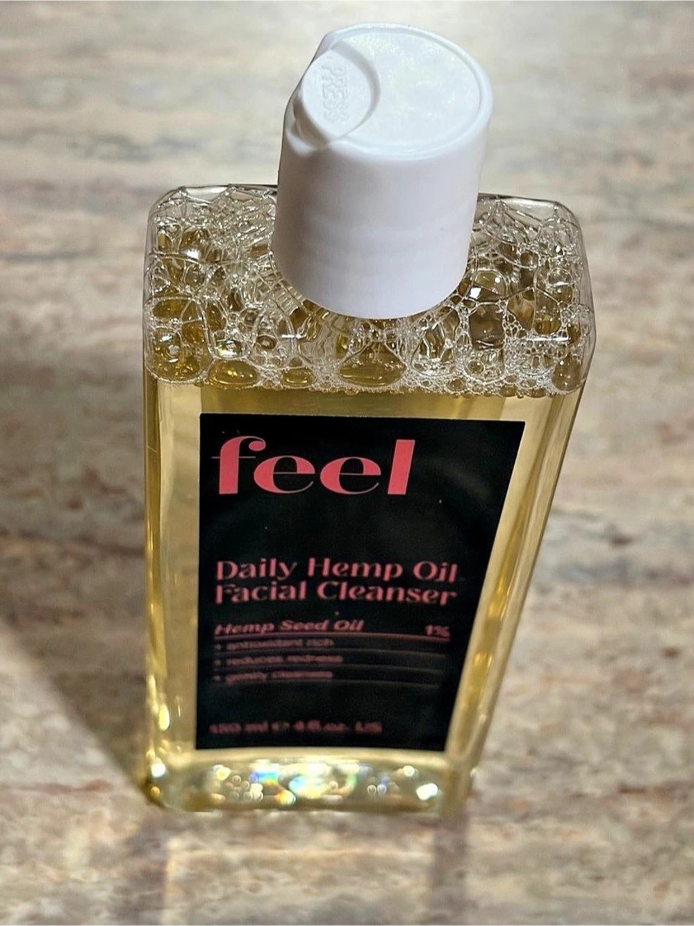Feel Daily Hemp Oil Facial Cleanser Hemp Seed Oil Facial Cleanser